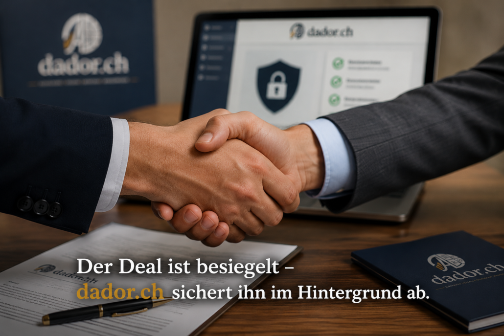 Escrow-Service, Dador.ch sichert im Hintergrund